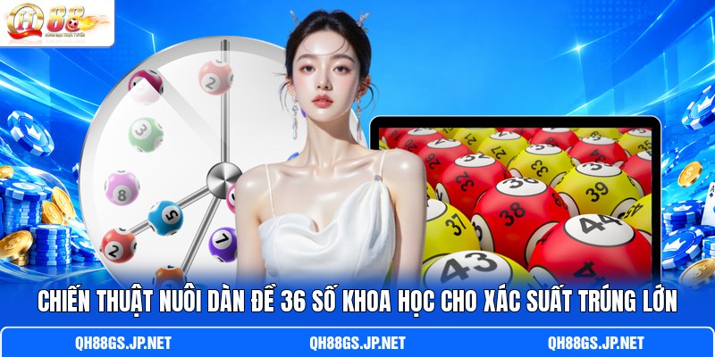 C hiến thuật nuôi dàn đề 36 số khoa học cho xác suất trúng lớn