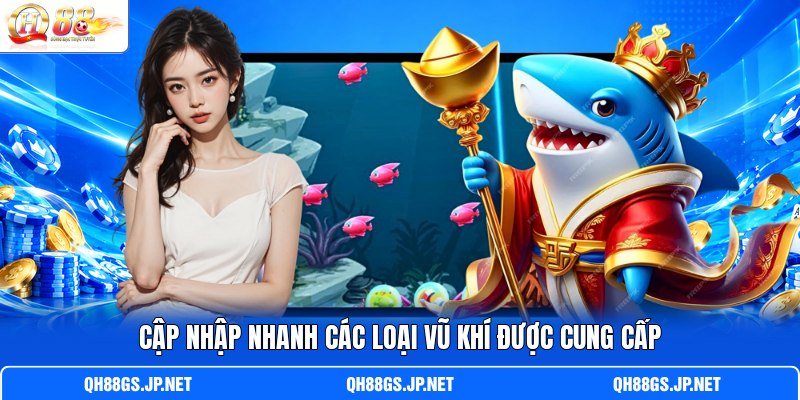 Cập nhập nhanh các loại vũ khí được cung cấp