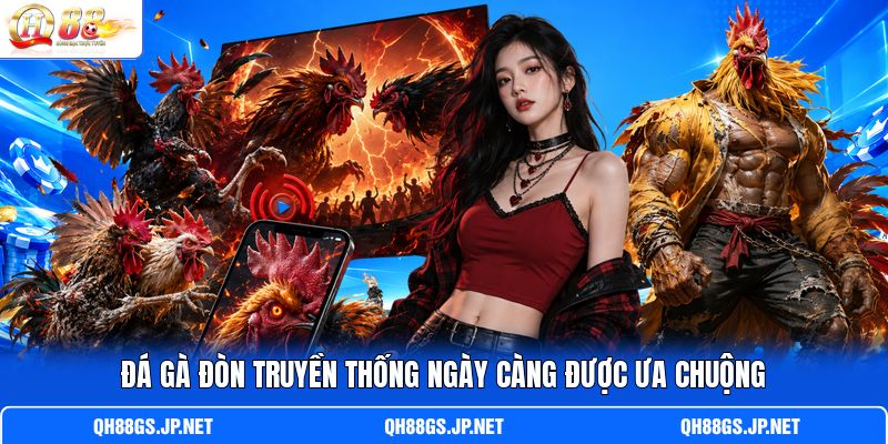 Đá gà đòn truyền thống ngày càng được ưa chuộng