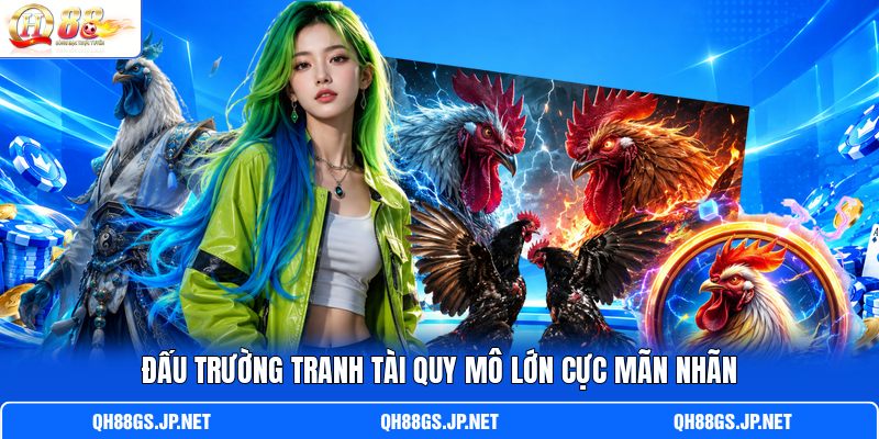 Đấu trường tranh tài quy mô lớn cực mãn nhãn