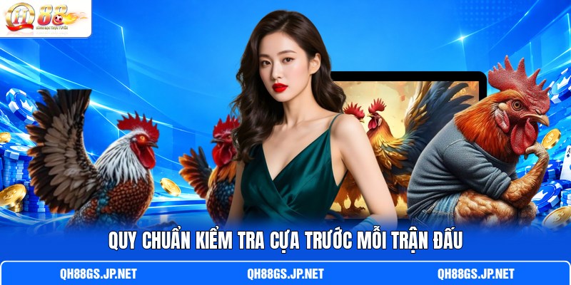Quy chuẩn kiểm tra cựa trước mỗi trận đấu
